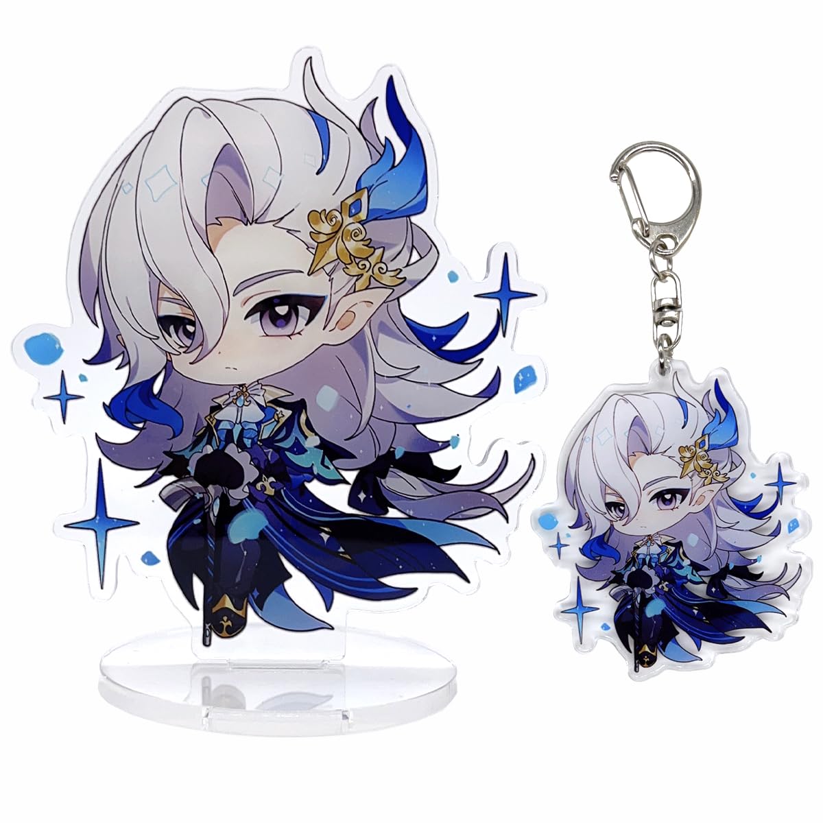 narukami Genshin Impact Niedlicher Charakter Acryl Figur St?nder und Schl?sselanh?nger Set f?r Spielspieler oder Fans, Neuvillette, Medium narukami Genshin Impact Niedlicher Charakter Acryl Figur St?nder und Schl?sselanh?nger Set f?r Spielspieler oder Fans, Neuvillette, Medium von narukami
