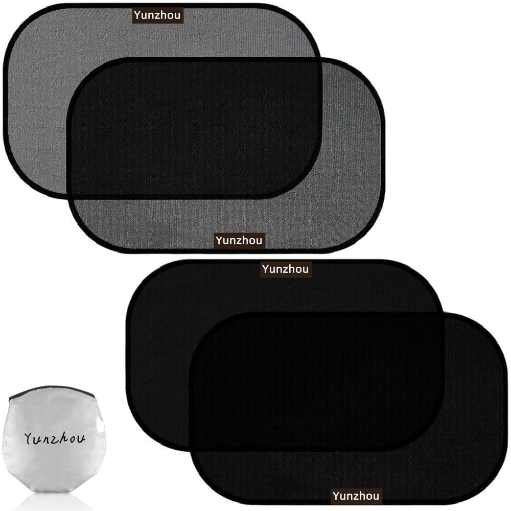 Auto-Seitenfenster-Sonnenschutz, für Mazda CX5 CX-5 2KF 2017 2018 2019 2020 2021 2022 2023 2024 2025 UV-Schutz Wärmeisoliert PrivatsphäRe Schutz Sonnenblende ZubehöR,4Transparent54*36 von nelyouno