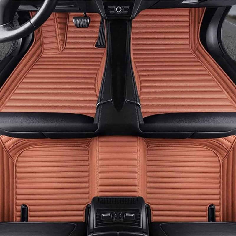 nelyouno VollstäNdige Abdeckung Auto-Fußmatten, für Audi A3 Limousine 8V 2016-2024 2025 Antifoulingmatte Autoteppich Vorne Hint FußPolster Innenraum Zubehör (LHD),F von nelyouno