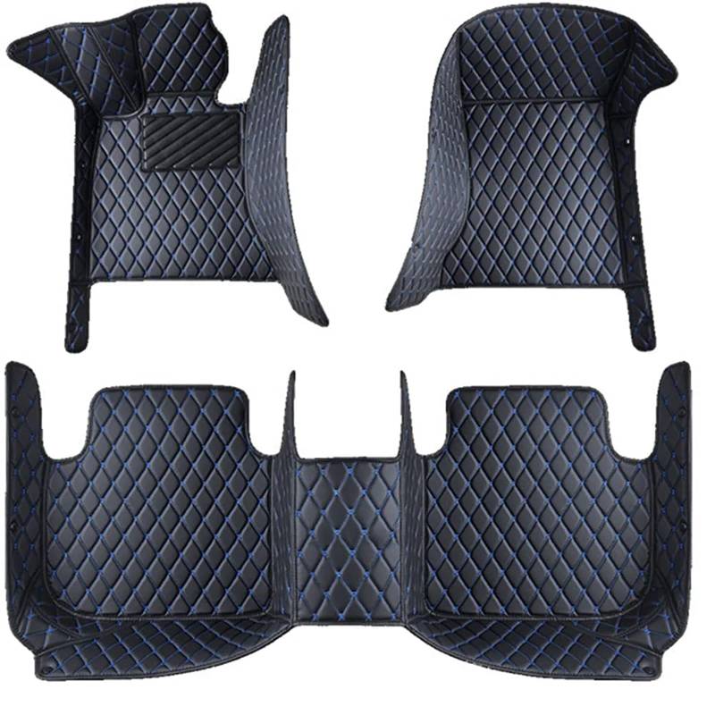 nelyouno VollstäNdige Abdeckung Auto-Fußmatten, für BMW 5 Series (G30) 520 530 525 540 535 2019-2022 Antifoulingmatte Autoteppich Vorne Hint FußPolster Innenraum Zubehör (LHD),C von nelyouno