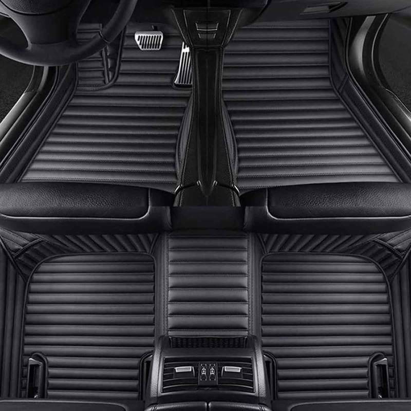 nelyouno VollstäNdige Abdeckung Auto-Fußmatten, für Citroen C4 Spacetourer 2018-2022 Antifoulingmatte Autoteppich Vorne Hint FußPolster Innenraum Zubehör (LHD),D von nelyouno