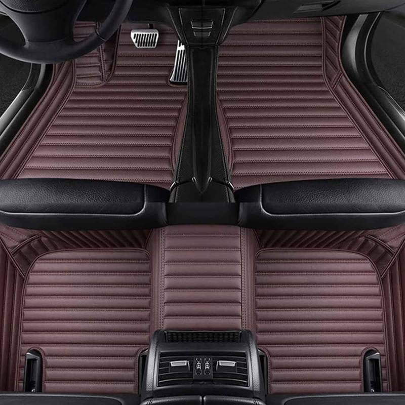 nelyouno VollstäNdige Abdeckung Auto-Fußmatten, für Peugeot 308 III Active Pack/Allure/Allure Pack/308 GT 2021-2024 Antifoulingmatte Autoteppich Vorne Hint FußPolster Innenraum Zubehör (LHD),C von nelyouno