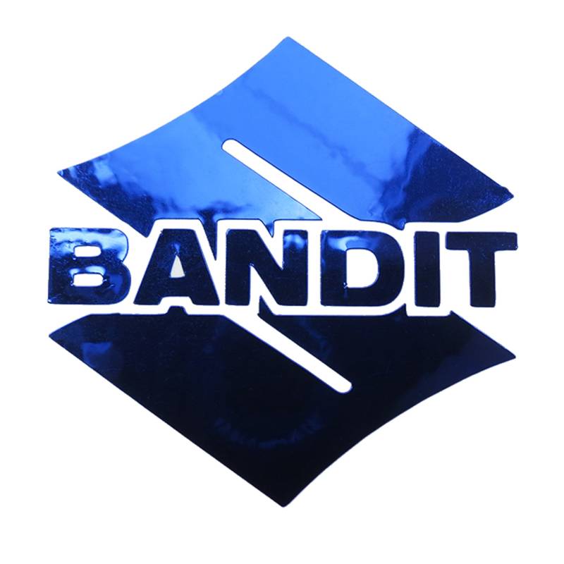 Bandit S Blau Chrom Motorrad Aufkleber Aufkleber Grafiken X 2 Stück von new