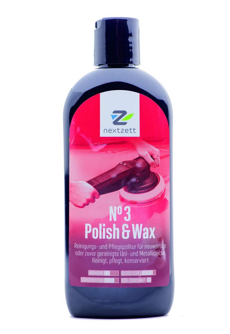 nextzett 250ml No3 Polish & Wax Metallic Polish Politur (vormals 1Z Einszett) von nextzett