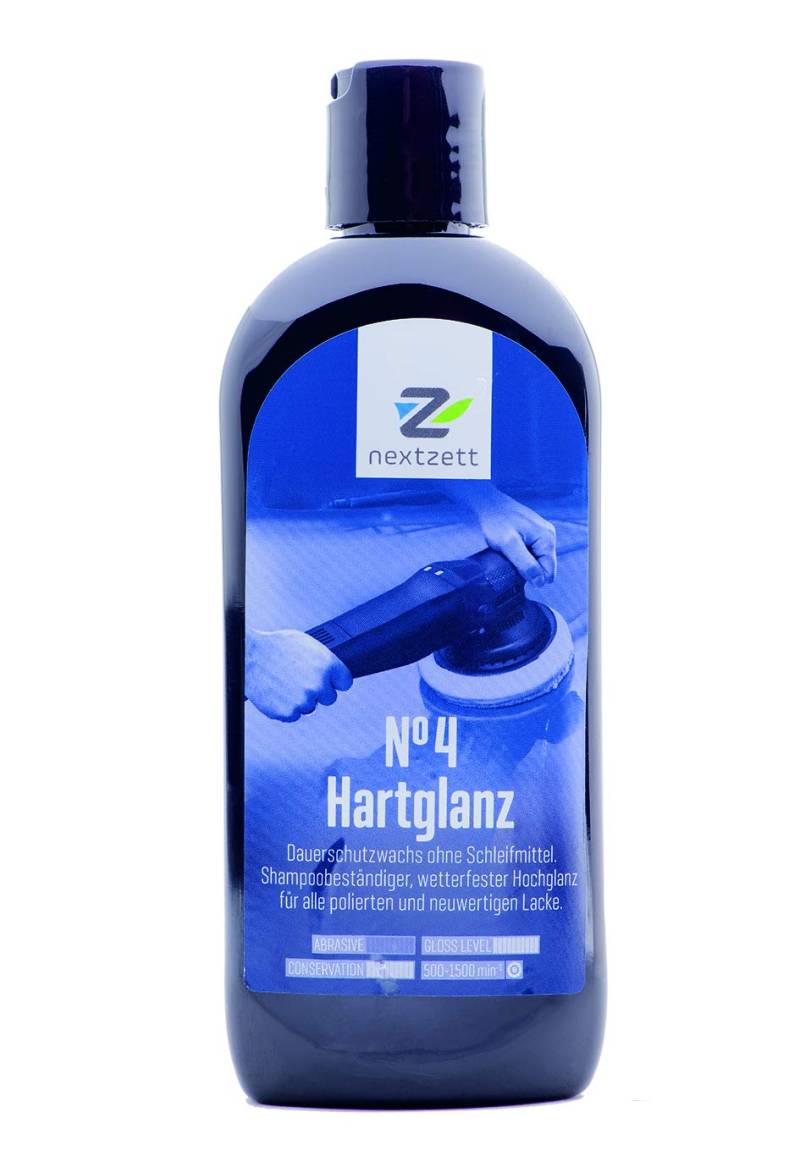 nextzett 250ml No4 Hartglanz Wax Versiegelung (vormals 1Z Einszett) von nextzett