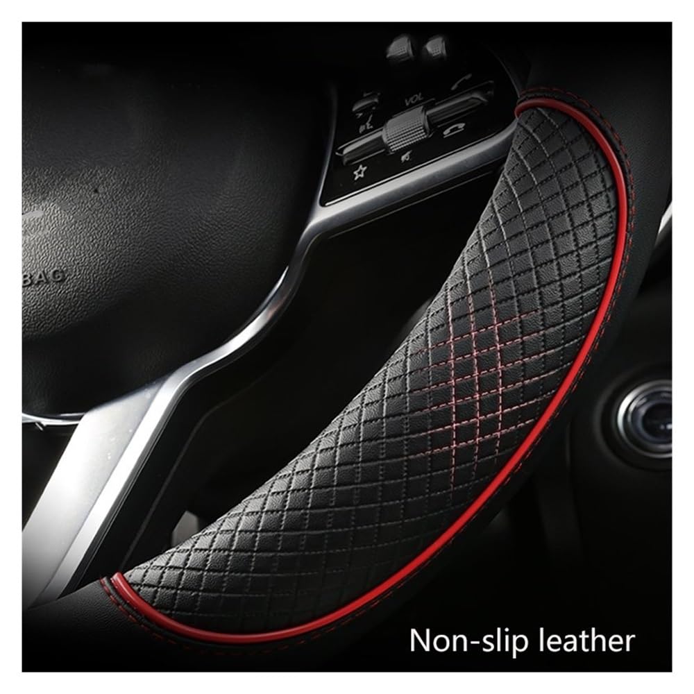ningqonggongshi Auto Innenraum Tuning Kompatibel Mit A1 A3 A4 A5 A6 A7 A8 Q2 Q3 Q5 Q7 Q8 S4 S3 S5 S6 S8 Für RS6 Für RS4 Auto-Lenkradabdeckung 38 cm 15 Zoll PU(Beige O Shape) von ningqonggongshi