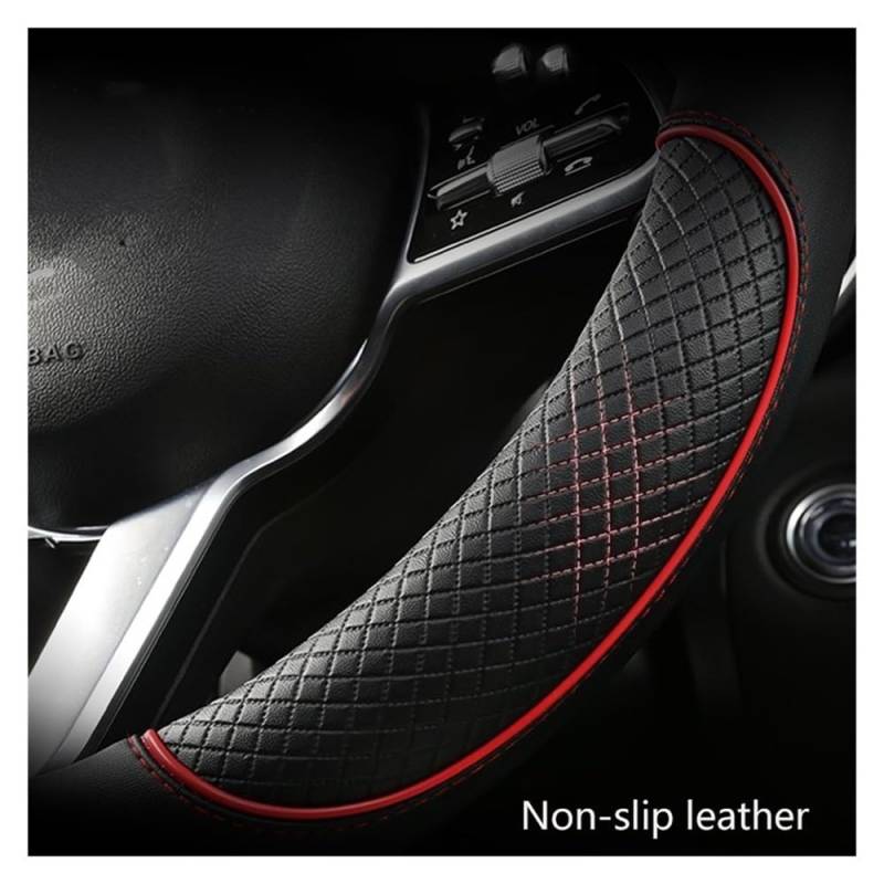 ningqonggongshi Auto Innenraum Tuning Kompatibel Mit A1 A3 A4 A5 A6 A7 A8 Q2 Q3 Q5 Q7 Q8 S4 S3 S5 S6 S8 Für RS6 Für RS4 Auto-Lenkradabdeckung 38 cm 15 Zoll PU(Beige O Shape) von ningqonggongshi