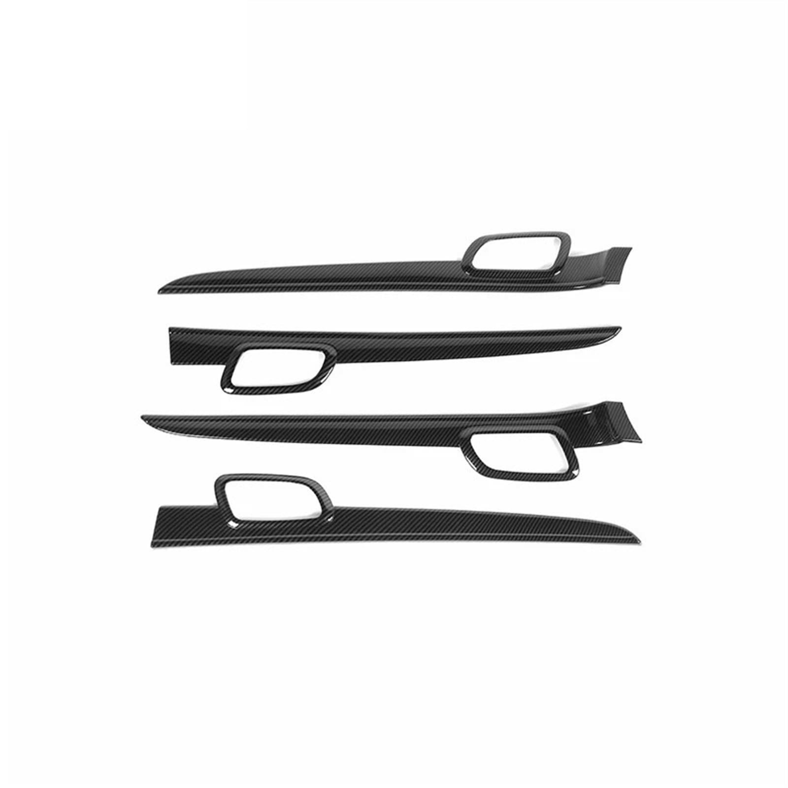 ningqonggongshi Auto Innenraum Tuning Kompatibel mit Jeep für Grand für Cherokee 2011 2012–2020 Kohlefaser-Körnung Auto-Mittelkonsolenverkleidung Innentürgriff-Dekorationsabdeckung(3,4 pcs) von ningqonggongshi