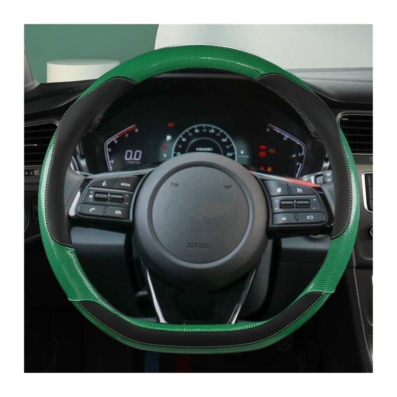 ningqonggongshi Auto Innenraum Tuning Kompatibel mit Kia Für Stonic Für KX1 2017 2018 2019 2020 2021 Für K3 Für K5 2022 D Form Auto Lenkrad Abdeckung PU Schutz Innen(5) von ningqonggongshi