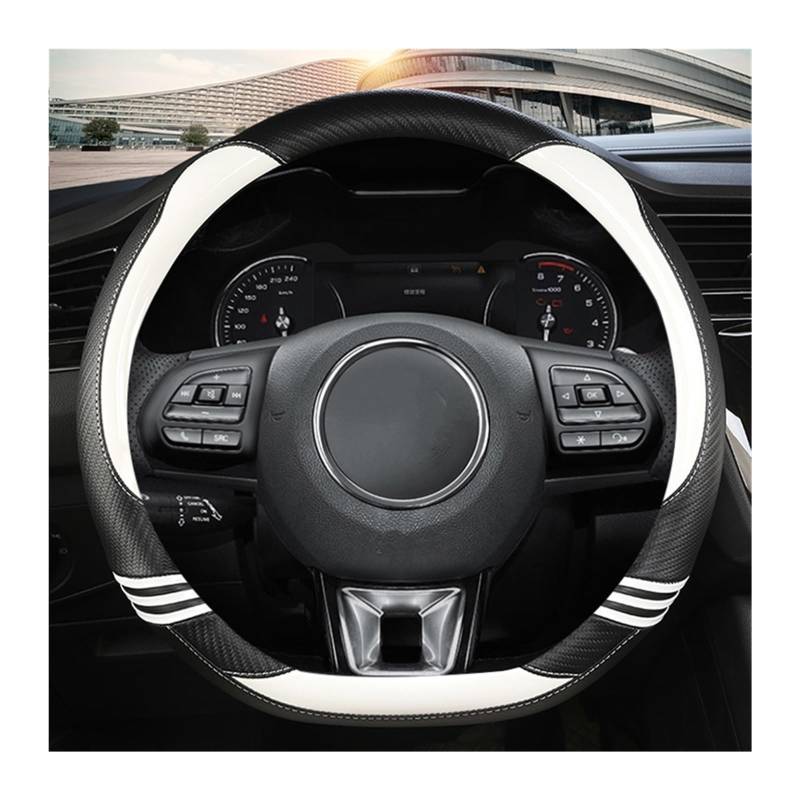ningqonggongshi Auto Innenraum Tuning Kompatibel mit MG Für HS Für ZS Für HS Für MG3 Für ZST Für EHS Für MG5 Für MG6 Für GS Für ZS Für EV Auto Lenkrad Abdeckung D Typ(1) von ningqonggongshi