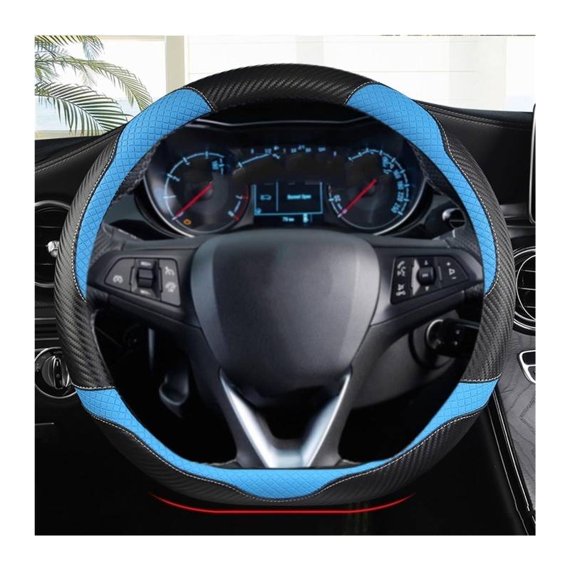 ningqonggongshi Auto Innenraum Tuning Kompatibel mit Opel für Grandland X Für Insignia Für CT 2017 2018 2019 2020 2021 2022 Auto-Lenkradabdeckung D-förmige rutschfeste Innenausstattung(2) von ningqonggongshi