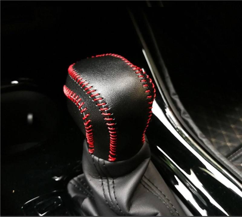 ningqonggongshi Auto Innenraum Tuning Kompatibel mit Toyota Für C-HR Für CHR 2016 2017-2021 PU Auto Schaltknauf Schutz Abdeckung Getriebe Kopf Shift Trim Auto Innen Zubehör(3) von ningqonggongshi
