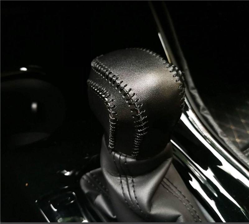 ningqonggongshi Auto Innenraum Tuning Kompatibel mit Toyota Für C-HR Für CHR 2016 2017-2021 PU Auto Schaltknauf Schutz Abdeckung Getriebe Kopf Shift Trim Auto Innen Zubehör(4) von ningqonggongshi