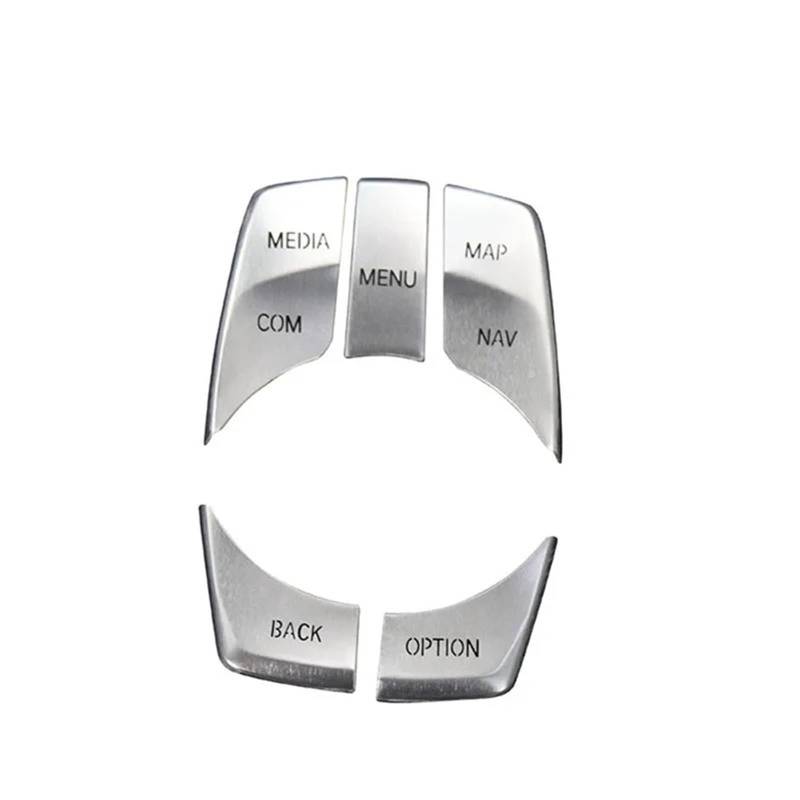 ningqonggongshi Auto Innenraum Tuning Kompatibel mit X1 X2 F48 F39 2020–2022 Auto Multimedia Knopf Menü Taste Schalter Abdeckung Dekoration Aufkleber Trim Innen Zubehör(2) von ningqonggongshi