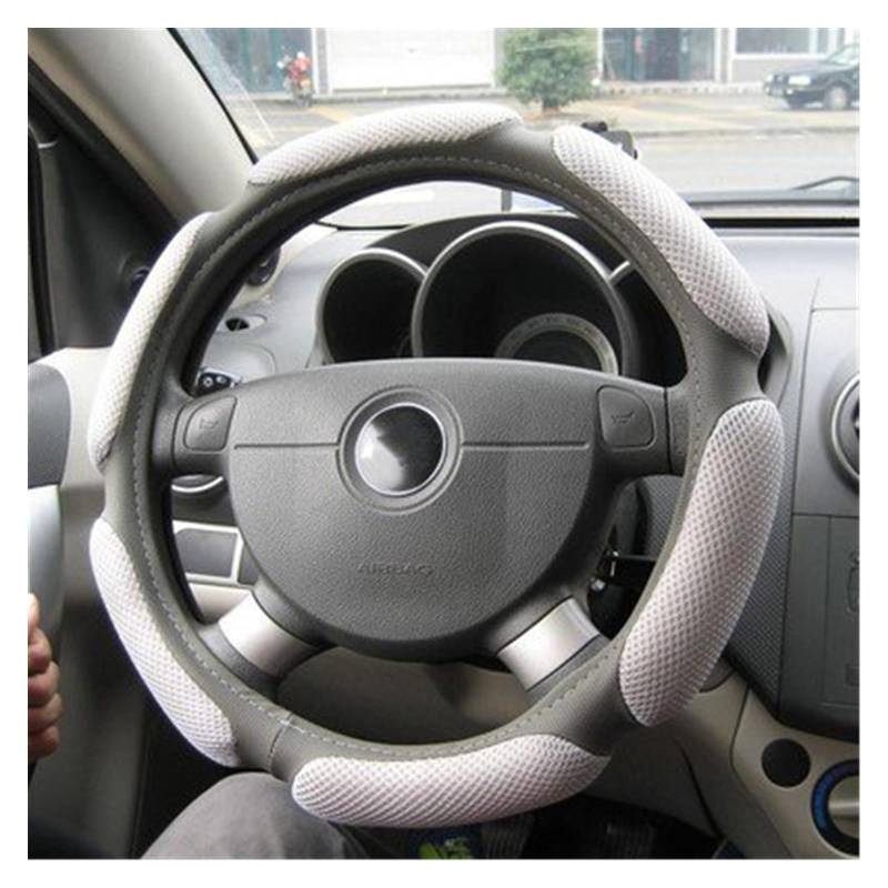 ningqonggongshi Auto Innenraum Tuning Universal Größe Sport 38CM Auto Lenkrad Abdeckung Mesh Material Atmungsaktivität Auto Abdeckung Automobil Persönlichkeit Weichen Bequemen(4) von ningqonggongshi
