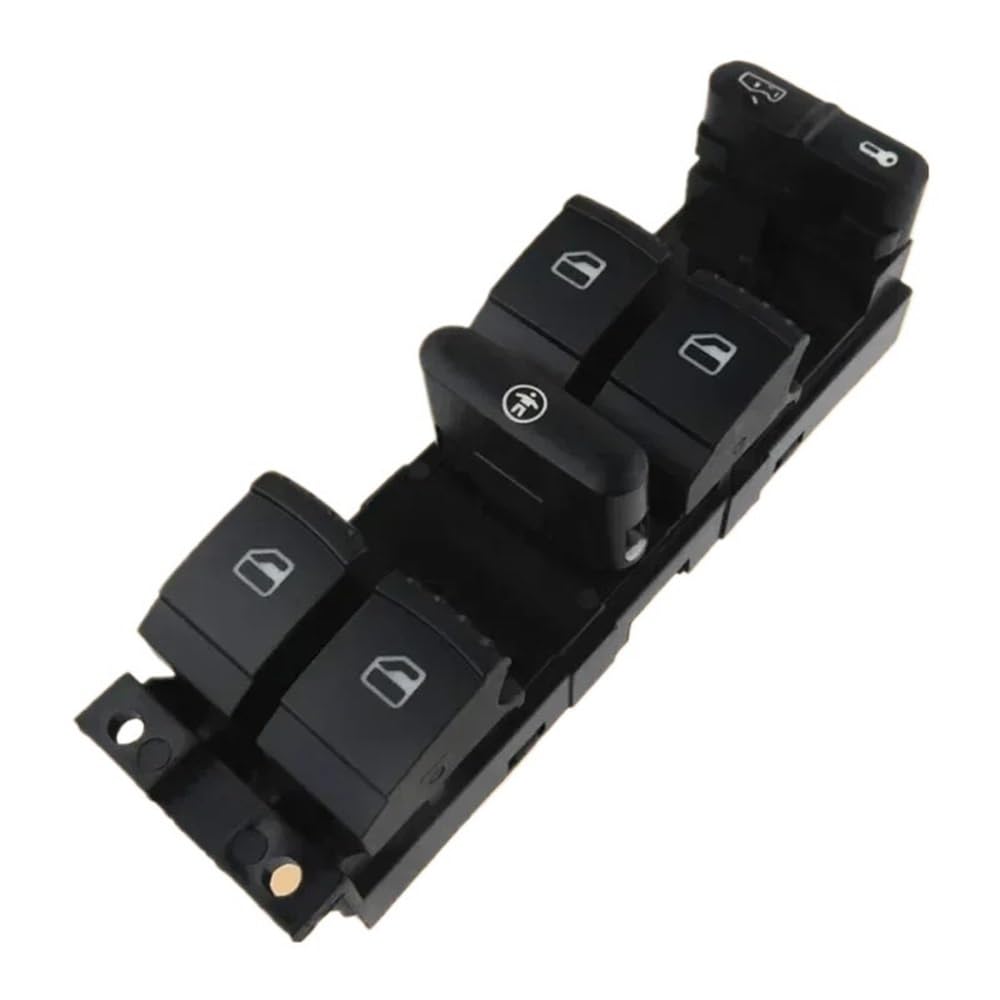 ningqonggongshi Fensterheber Knopf 1J4959857 3BD959857 Kompatibel Mit VW Für Passat Für Golf MK4 1999-2005 Power Fenster Control Schalter Taste Rotes Licht 9pin(People) von ningqonggongshi