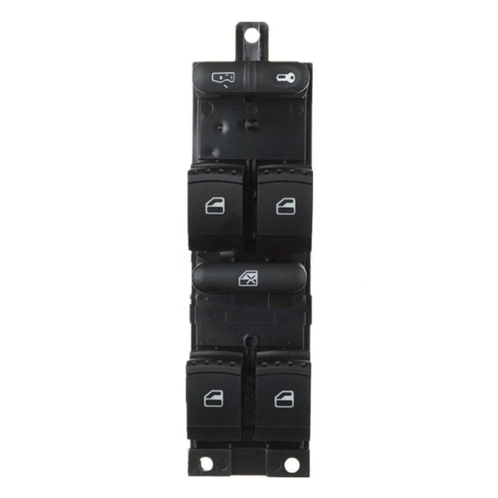 ningqonggongshi Fensterheber Knopf 1J4959857 3BD959857 Kompatibel Mit VW Für Passat Für Golf MK4 1999-2005 Power Fenster Control Schalter Taste Rotes Licht 9pin(Window) von ningqonggongshi