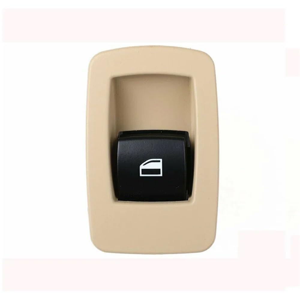 ningqonggongshi Fensterheber Knopf 61319113773 Kompatibel Mit 5er-Serie E60 528i 535i 550i M5 Elektrischer Fensterheber-Steuerschalterknopf Vorne Hinten Fahrer- Beifahrerseite(Beige) von ningqonggongshi