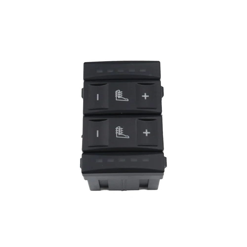 ningqonggongshi Fensterheber Knopf 6M2T-19K314-AC Kompatibel Mit Ford Für Mondeo MK4 Für S-MAX Auto Elektrische Sitzheizungstaste Autoschalter Panel Steuerschalter 6M2T19K314AC(Black) von ningqonggongshi