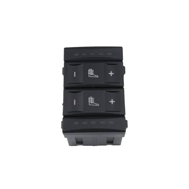 ningqonggongshi Fensterheber Knopf 6M2T-19K314-AC Kompatibel Mit Ford Für Mondeo MK4 Für S-MAX Auto Elektrische Sitzheizungstaste Autoschalter Panel Steuerschalter 6M2T19K314AC(Black) von ningqonggongshi