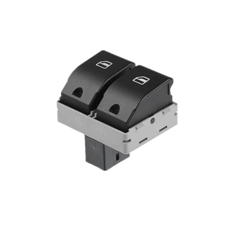 ningqonggongshi Fensterheber Knopf 6Q0959858 Kompatibel Mit VW Für Polo 9N 2002–2009 Für Fox 5Z1 2005–2010 Fensterheber-Steuerschalter-Taste Elektrischer Fensterheber-Hauptschalter von ningqonggongshi