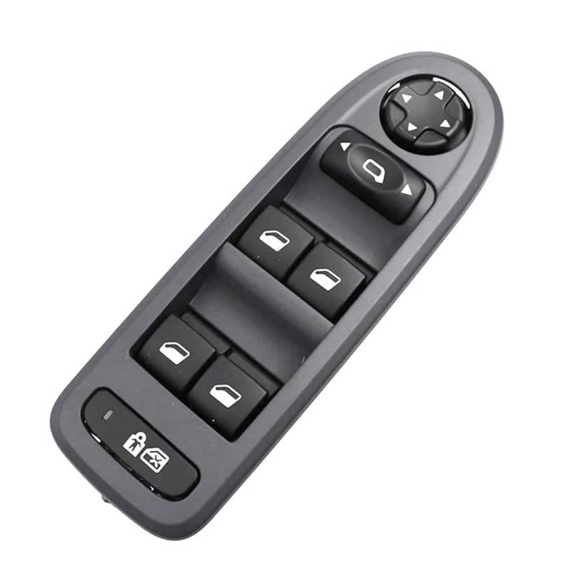 ningqonggongshi Fensterheber Knopf 96644915 Kompatibel Mit Citroen Für C5 2007–2013 Vorne Links Master Fensterheber Schalter Spiegel Control Button von ningqonggongshi
