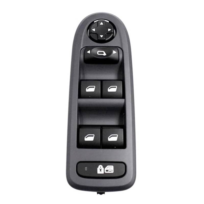 ningqonggongshi Fensterheber Knopf 98054508ZD Kompatibel Mit Citroen Für C5 2007-2013 Vorne Links Master Fensterheber Schalter 96659465ZD 96644915XT(Without Floding) von ningqonggongshi