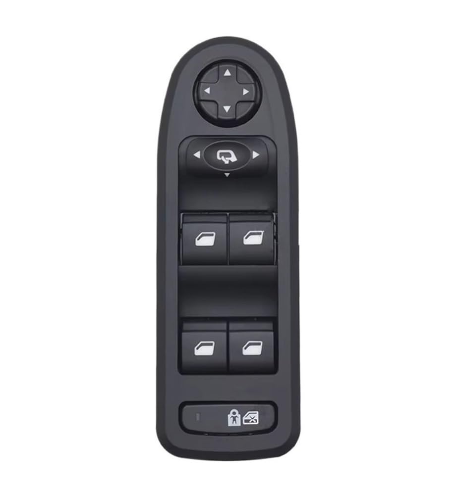 ningqonggongshi Fensterheber Knopf 98054508ZD Kompatibel Mit Citroen Für C5 2007-2013 Vorne Links Master Fensterheber Schalter 96659465ZD 96644915XT(with Folding) von ningqonggongshi
