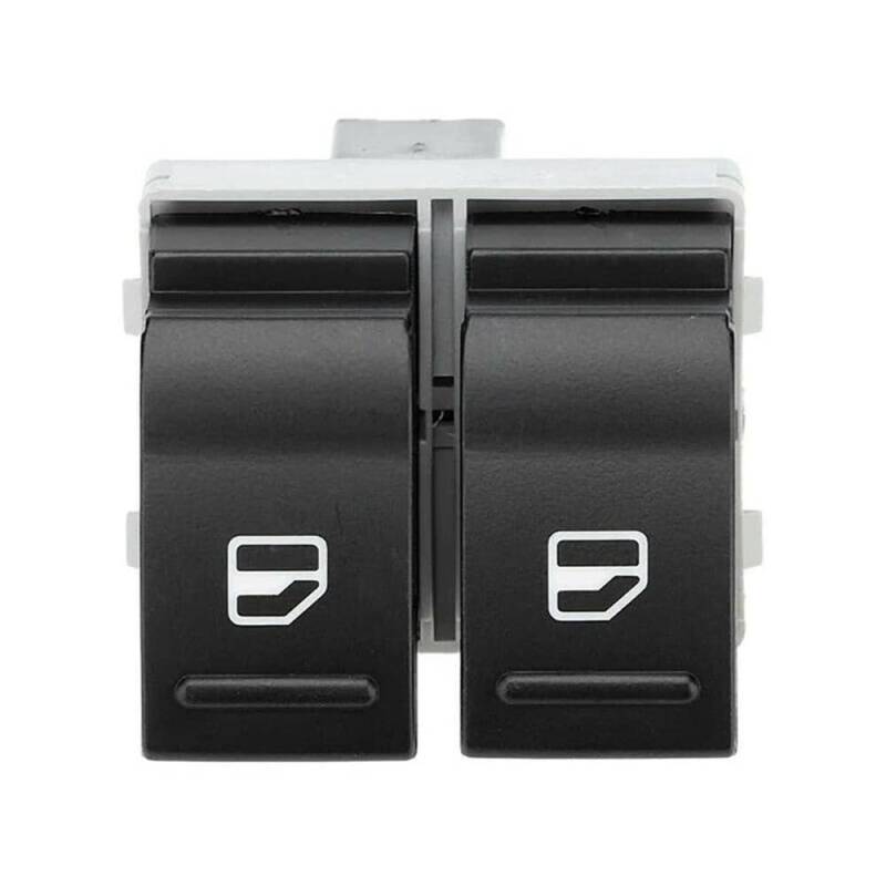 ningqonggongshi Fensterheber Knopf Auto Elektrische Tür Fenster Doppel Schalter Button Control Fahrer Seite Kompatibel Mit VW Für Transporter T5 T6 Für Caravelle 7E0959855A9B9 von ningqonggongshi
