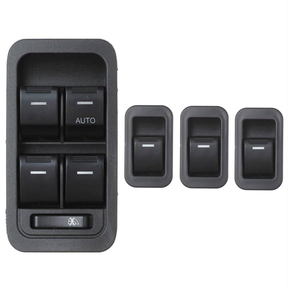 ningqonggongshi Fensterheber Knopf Kompatibel Mit Ford Für Territory SX SY TX 2004-2014 Fahrer Master Fensterheber Schalter 9R79-14A132-AA WS133BL 9R7914A132AA(A Set) von ningqonggongshi