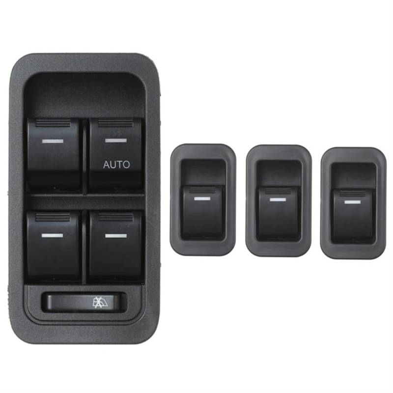 ningqonggongshi Fensterheber Knopf Kompatibel Mit Ford Für Territory SX SY TX 2004-2014 Fahrer Master Fensterheber Schalter 9R79-14A132-AA WS133BL 9R7914A132AA(A Set) von ningqonggongshi