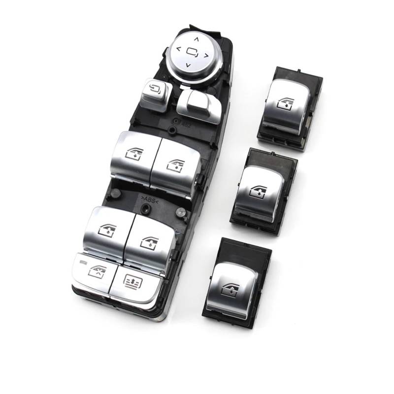 ningqonggongshi Fensterheber Knopf Kompatibel Mit X3 X4 X5 5 6 Series G30 G31 G01 G023 X4 Elektrischer Fensterheberschalter-Steuerknopf 61319241956 61317941997(Model A 4PCS Set) von ningqonggongshi