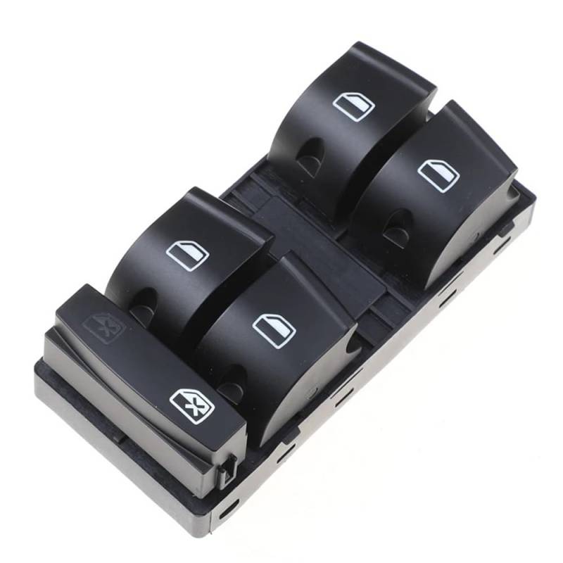 ningqonggongshi Fensterheber Knopf Kompatibel mit A3 8P1 2003–2012 4F0959851A 4F0959851F 4F0959851 4F0959851F5PR Power Master Fensterheber-Schalter von ningqonggongshi