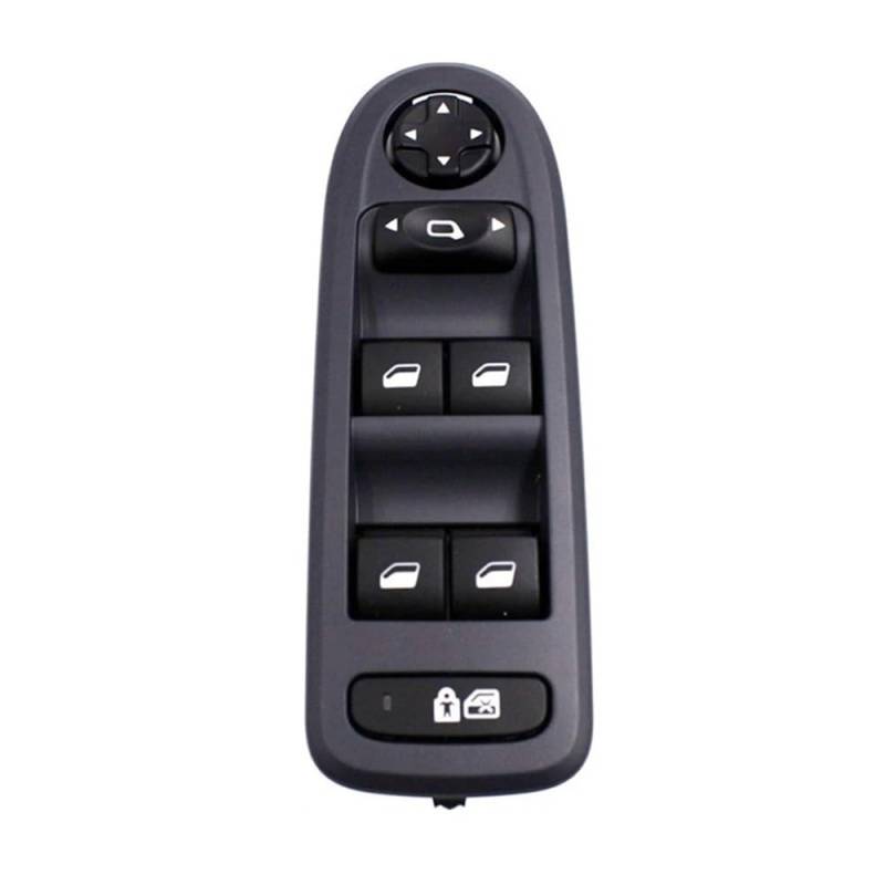 ningqonggongshi Fensterheber Knopf Kompatibel mit Citroen für C5 2007–2013 automatischer Fensterheber-Schalter Seitenspiegel-Taste 98054508ZD 96659465ZD 98053439 30170396 von ningqonggongshi