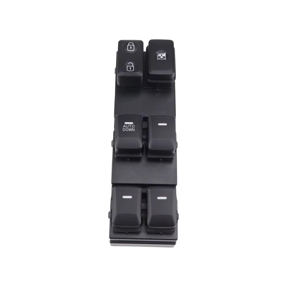 ningqonggongshi Fensterheber Knopf Kompatibel mit KIA für Sportage 2011–2016 Vorne Links Glashebe-Steuerknopf Glas-Hauptschalterknopf 93570-3W600WK 93570-3W000-A(Auto DOWN) von ningqonggongshi