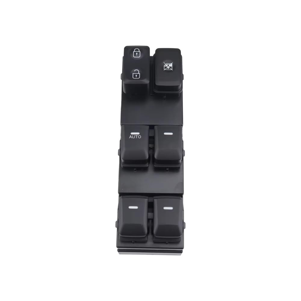 ningqonggongshi Fensterheber Knopf Kompatibel mit Kia für Sportage 2011 2012 2013 2014 2015 2016 93570-3W600WK Rotlicht-Schalter für elektrische Fensterheber(Auto) von ningqonggongshi