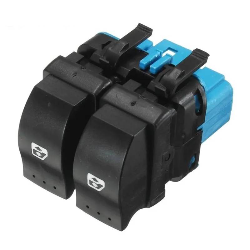 ningqonggongshi Fensterheber Knopf Kompatibel mit Megane MK II 2002 2003 2004 2005–2016 8200107772 10-polige elektrische Fensterheber-Schalter aus Kunststoff von ningqonggongshi