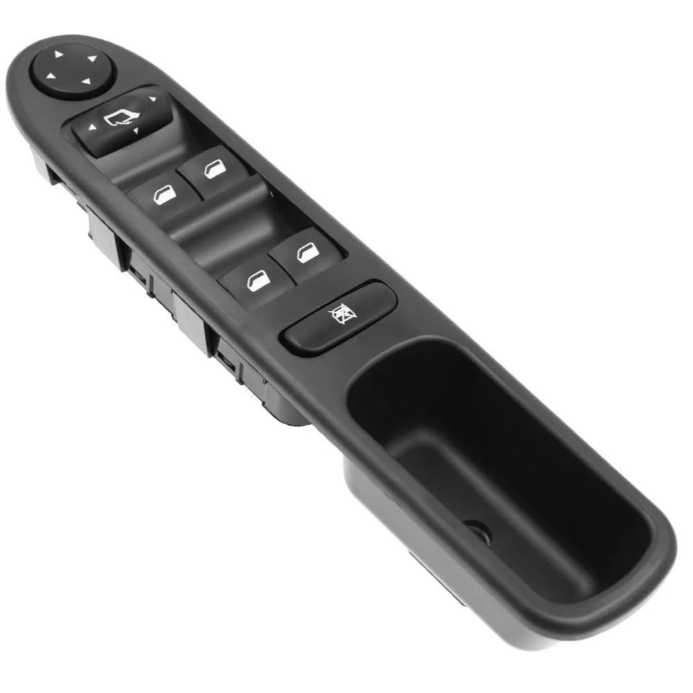 ningqonggongshi Fensterheber Knopf Kompatibel mit Peugeot 307 207 für Citroen C3 für Picasso 2000 Master Electric Power Window Control Switch 6554KT 6554QC 6554HA 6554ER 6554CF(6554KT) von ningqonggongshi