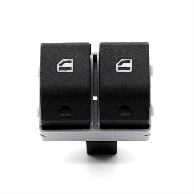 ningqonggongshi Fensterheber Knopf Kompatibel mit Seat für Cordoba 6L2 2002-2009 für Ibiza IV 6L1 2002-2009 elektrischer Fenster-Doppelschalterknopf 6Q0 959 858 6Q0959858 von ningqonggongshi