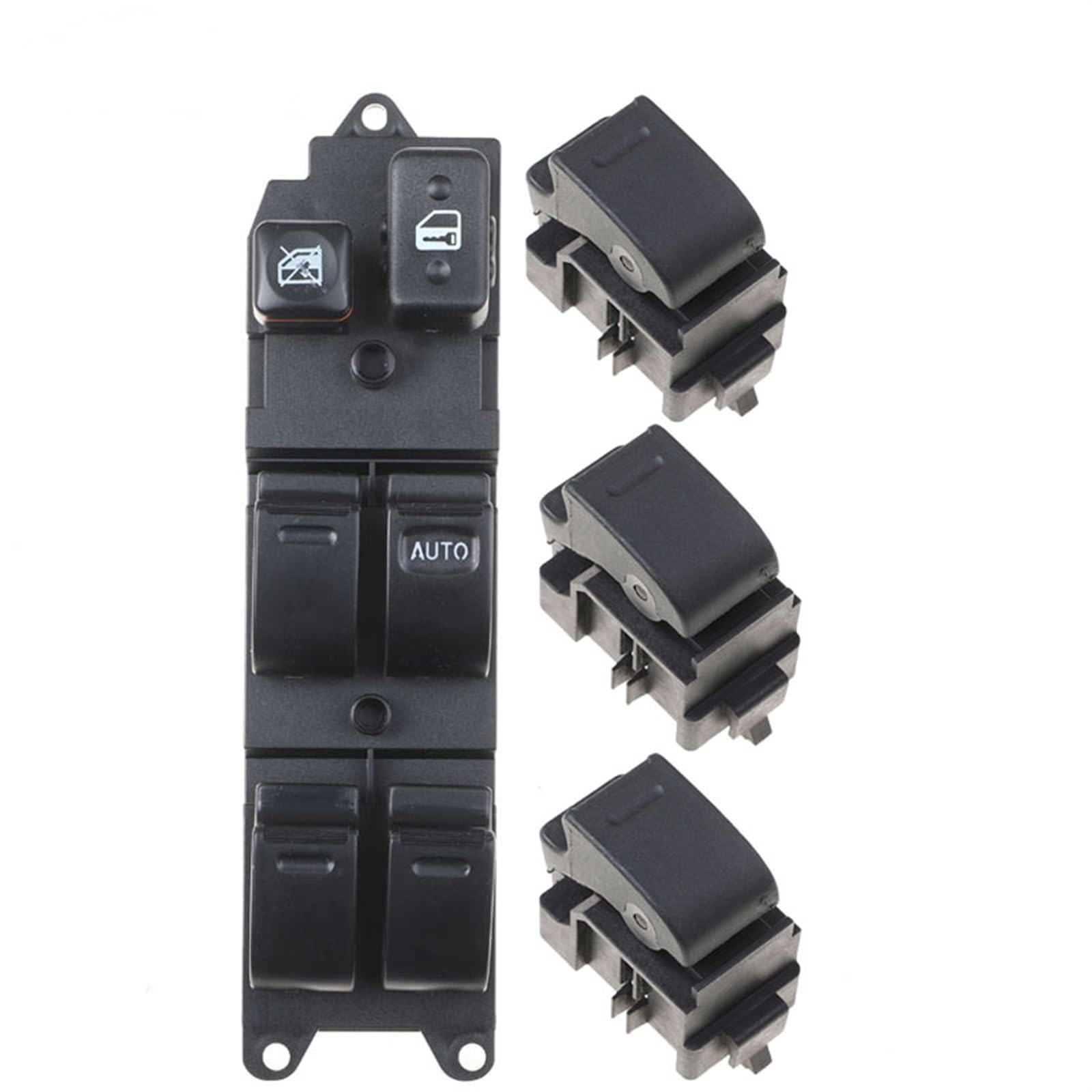ningqonggongshi Fensterheber Knopf Kompatibel mit Toyota für Land für Cruiser 80 Serie 1990-1998 Auto Power Fenster Master Control Lift Schalter 84820-35020 84810-32070(Set) von ningqonggongshi