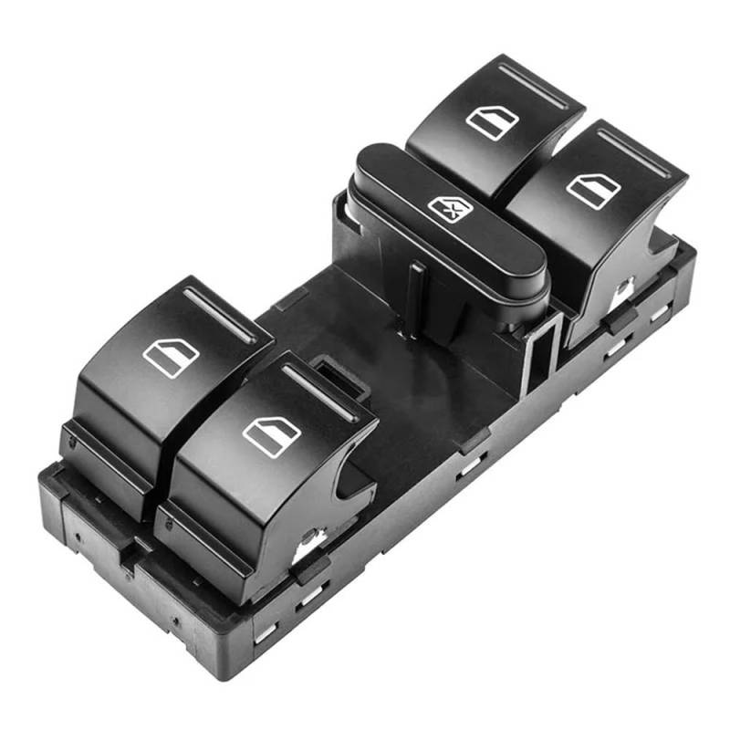 ningqonggongshi Fensterheber Knopf Kompatibel mit VW Für Passat B6 2005 2006 2007 2008 2009 2010 2011 1K4959857B Auto Electric Power Master Fenster Schalter Taste von ningqonggongshi