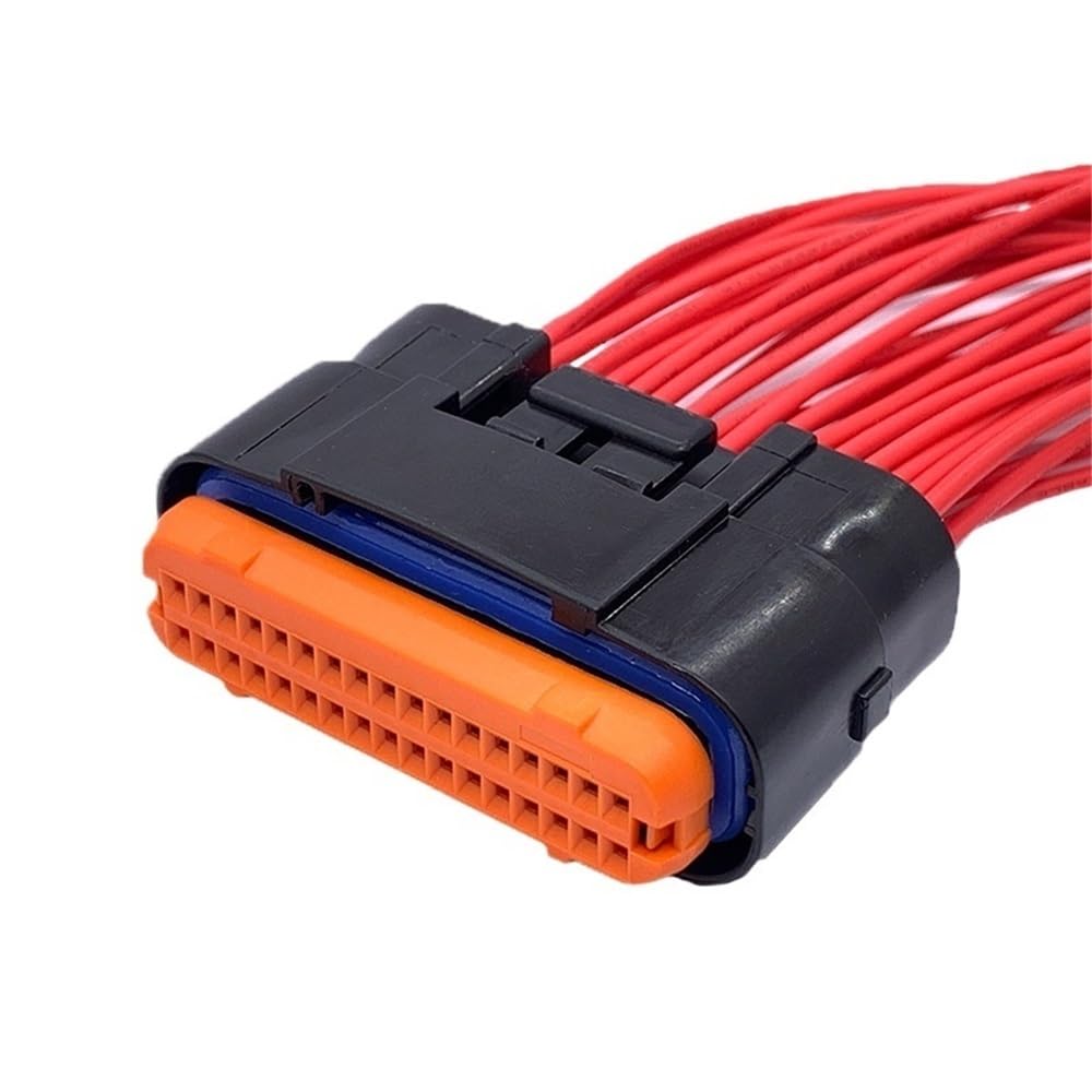 ningqonggongshi Kfz Sensorstecker 18 26 34Pin ECU Auto Computer Control Stecker Stecker Kabelbaum Nadel Sitz MX23A26SF1 MX23A34SF1 MX23A18SF1(34P Female) von ningqonggongshi