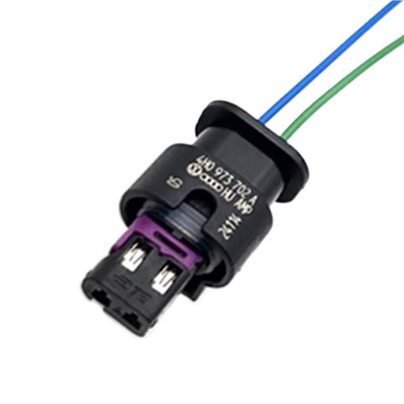 ningqonggongshi Kfz Sensorstecker 2 Pin Automotive Wasserdichten Stecker Kabelbaum Weibliche Stecker Air Butt Mit Terminal Und Kabel 4F0973702 6R0973323 4H0973702A(4F0 973 702 A) von ningqonggongshi