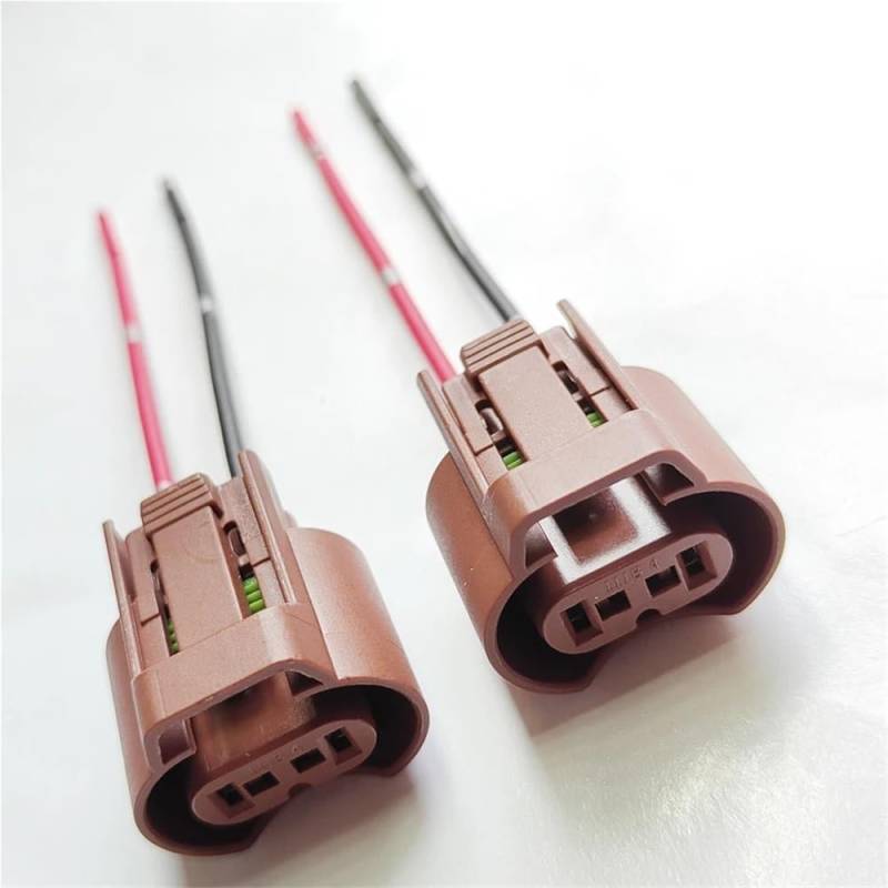ningqonggongshi Kfz Sensorstecker 2Pcs 9006 HB4 Buchse Adapter Basis Weibliche Stecker Stecker Verlängerung Kabelbaum Auto Lichter Zubehör von ningqonggongshi