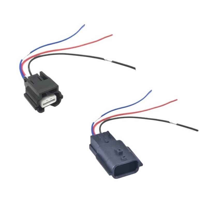 ningqonggongshi Kfz Sensorstecker 3 Pin Auto wasserdichte Stecker Elektrische Draht PDC Umkehr Radar Stecker 7283-8852-30 7282-8852-30(3pin Male Female) von ningqonggongshi
