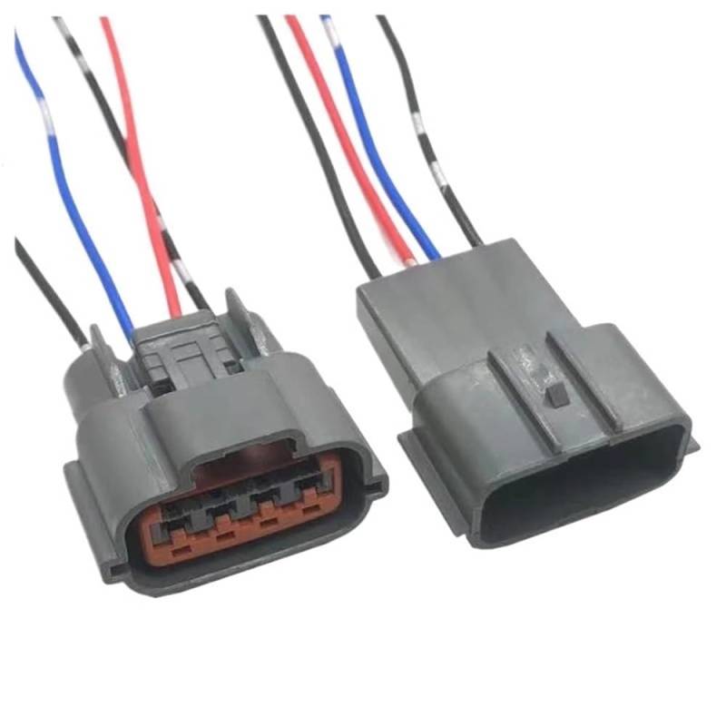 ningqonggongshi Kfz Sensorstecker 4 Pin 2,2 Stecker Lichtmaschine Reparatur Stecker Sauerstoff Sensor Stecker 6098-0144 Mit 15cm Harness(4 Pin Male Female) von ningqonggongshi