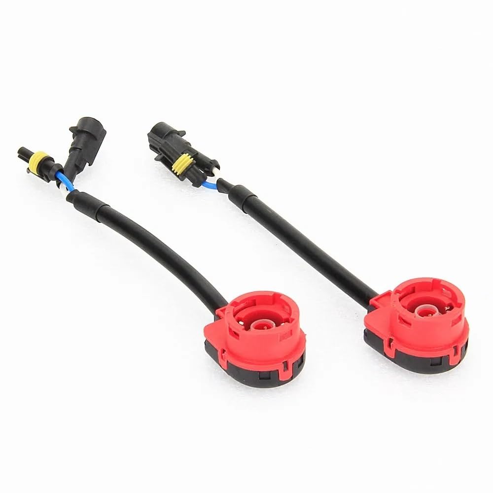ningqonggongshi Kfz Sensorstecker D2S D2C C2R D4S D4C D4R Xenon-Verkabelung für HID-Lampenfassung Kabeladapter Kabelbaumadapter(2PCS) von ningqonggongshi