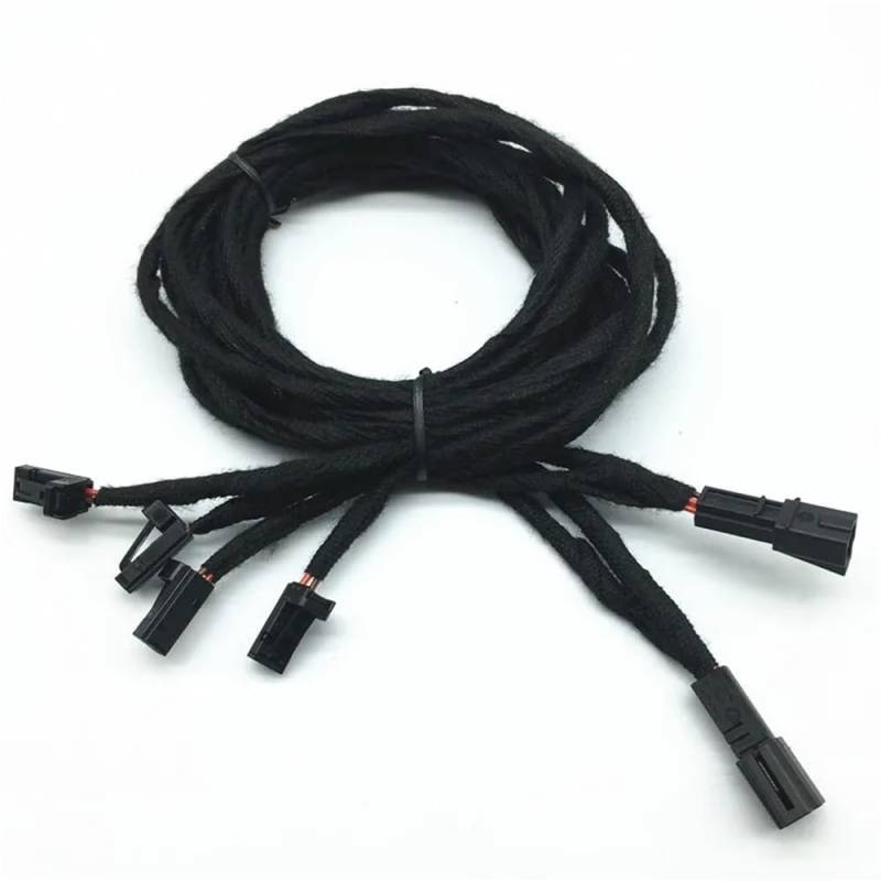ningqonggongshi Kfz Sensorstecker Kompatibel Mit A1 A2 A3 S3 A4 S4 B7 B8 B9 A5 S5 A6 A7 A8 Q3 Q5 Q7 Kabelbaum Für Die Innenraumbeleuchtung Im Hinteren Fußraum von ningqonggongshi