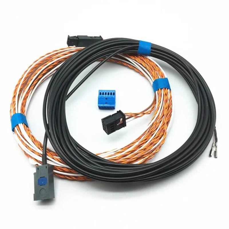 ningqonggongshi Kfz Sensorstecker Kompatibel Mit A4 A5 B9 Q2 Q3 Q5 Q7 A3 8V Auto Rückansicht Rückfahrkamera Kabelbaum von ningqonggongshi
