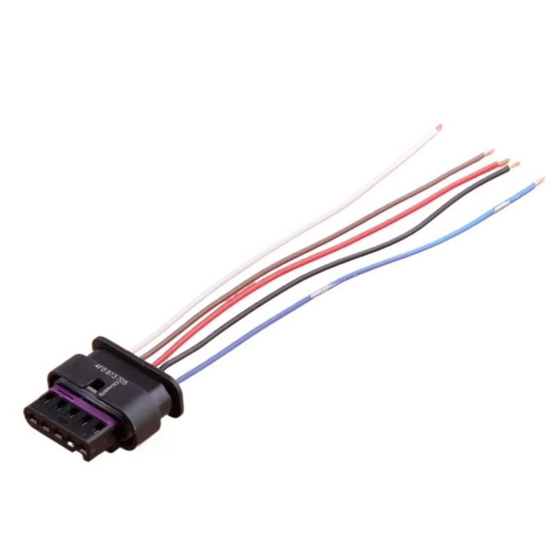 ningqonggongshi Kfz Sensorstecker Kompatibel Mit A6 A4 5-poligem Luftmassenmesser MAF-Buchsenkabelbaum-Pigtail-Anschlusskabel 4F0973705 von ningqonggongshi
